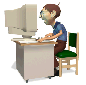 computadora animado